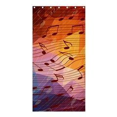 Music Notes Shower Curtain 36  X 72  (stall)  by linceazul