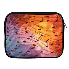 Music Notes Apple Ipad 2/3/4 Zipper Cases by linceazul