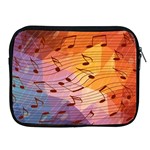 Music Notes Apple iPad 2/3/4 Zipper Cases Front