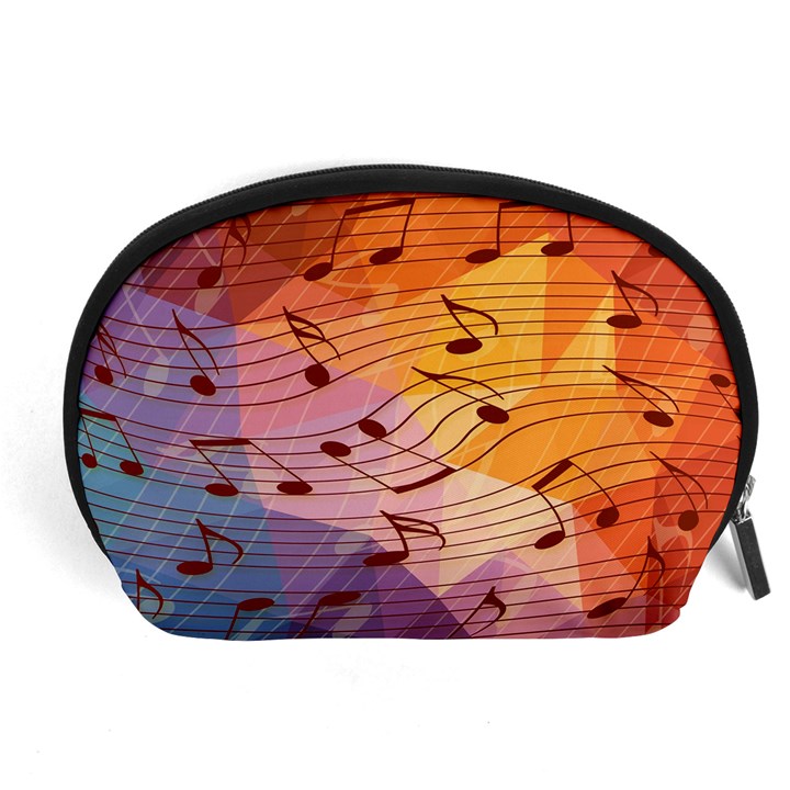 Music Notes Accessory Pouches (Large) 