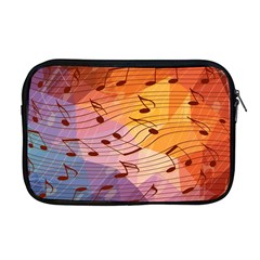 Music Notes Apple Macbook Pro 17  Zipper Case by linceazul