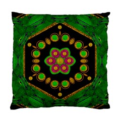 Magic Of Life A Orchid Mandala So Bright Standard Cushion Case (one Side) by pepitasart