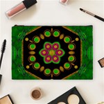 Magic Of Life A Orchid Mandala So Bright Cosmetic Bag (Large)  Front