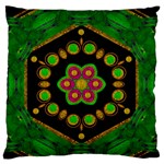 Magic Of Life A Orchid Mandala So Bright Standard Flano Cushion Case (One Side) Front