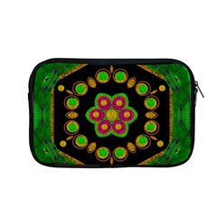 Magic Of Life A Orchid Mandala So Bright Apple Macbook Pro 13  Zipper Case by pepitasart