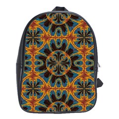 Tapestry Pattern School Bag (large) by linceazul