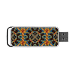 Tapestry Pattern Portable Usb Flash (two Sides) by linceazul