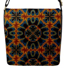 Tapestry Pattern Flap Messenger Bag (s) by linceazul