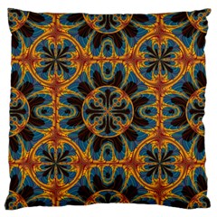 Tapestry Pattern Large Flano Cushion Case (one Side) by linceazul