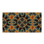 Tapestry Pattern Satin Wrap Front