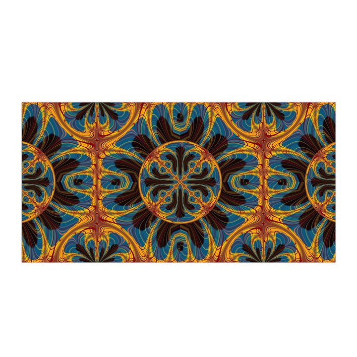 Tapestry Pattern Satin Wrap