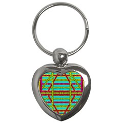 Gift Wrappers For Body And Soul Key Chains (heart)  by pepitasart