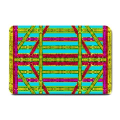 Gift Wrappers For Body And Soul Small Doormat  by pepitasart