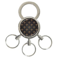 Fleur De Lis 3-ring Key Chains by NouveauDesign