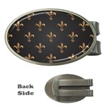 fleur de lis Money Clips (Oval)  Front