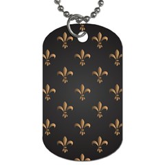 Fleur De Lis Dog Tag (one Side) by NouveauDesign