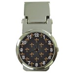 fleur de lis Money Clip Watches Front