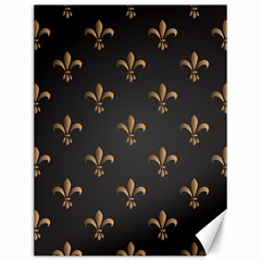 Fleur De Lis Canvas 12  X 16   by NouveauDesign