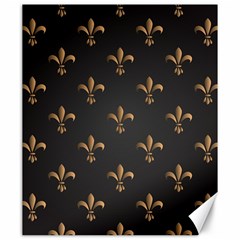 Fleur De Lis Canvas 20  X 24   by NouveauDesign