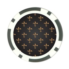 Fleur De Lis Poker Chip Card Guard (10 Pack) by NouveauDesign