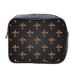 Fleur De Lis Mini Toiletries Bag 2-side by NouveauDesign