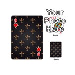 fleur de lis Playing Cards 54 (Mini)  Front - Heart9