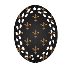 Fleur De Lis Ornament (oval Filigree) by NouveauDesign