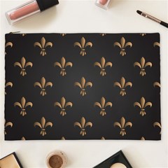 Fleur De Lis Cosmetic Bag (xxl)  by NouveauDesign