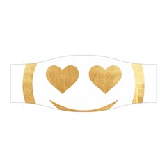 Gold Smiley Face Stretchable Headband by NouveauDesign