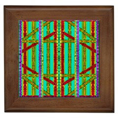 Gift Wrappers For Body And Soul In  A Rainbow Mind Framed Tiles by pepitasart