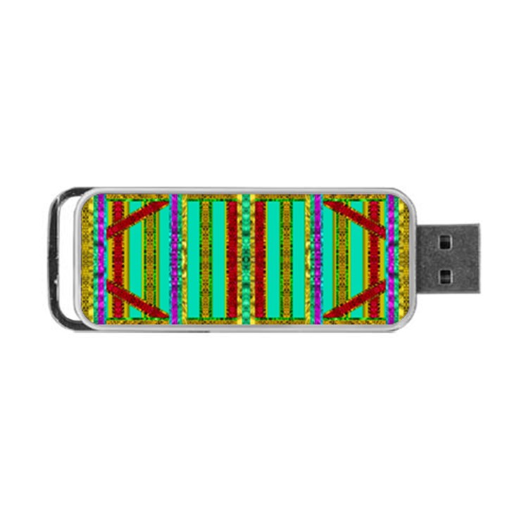 Gift Wrappers For Body And Soul In  A Rainbow Mind Portable USB Flash (One Side)