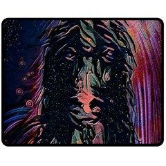 Picsart 12 24 09 38 41 Picsart 12 27 10 29 01 Fleece Blanket (medium)  by A1me