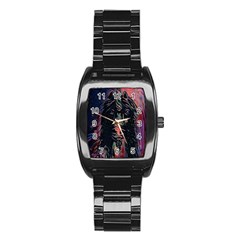 Picsart 12 24 09 38 41 Picsart 12 27 10 29 01 Stainless Steel Barrel Watch by A1me