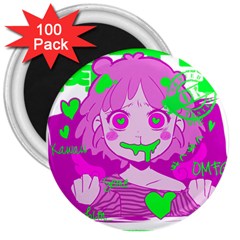 Fujoshi 3  Magnets (100 Pack) by psychodeliciashop