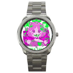 Fujoshi Sport Metal Watch by psychodeliciashop