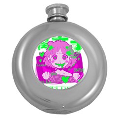 Fujoshi Round Hip Flask (5 Oz) by psychodeliciashop