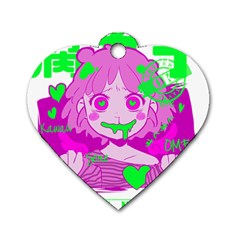 Fujoshi Dog Tag Heart (one Side) by psychodeliciashop