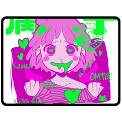 Fujoshi Fleece Blanket (large)  by psychodeliciashop