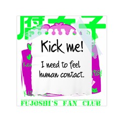 Kick Me! Small Satin Scarf (square) by psychodeliciashop