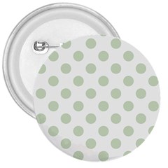 Green Dots Modern Pattern Paper 3  Buttons by Celenk