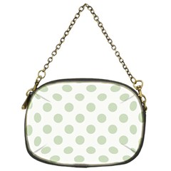 Green Dots Modern Pattern Paper Chain Purses (one Side)  by Celenk