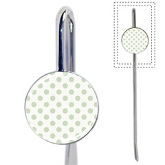 Green Dots Modern Pattern Paper Book Mark by Celenk