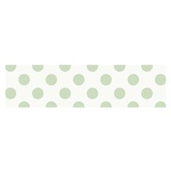 Green Dots Modern Pattern Paper Satin Scarf (oblong) by Celenk