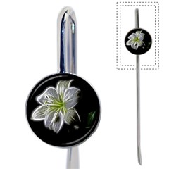 White Lily Flower Nature Beauty Book Mark by Celenk