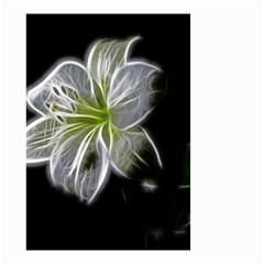 White Lily Flower Nature Beauty Small Garden Flag (two Sides) by Celenk