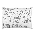 Set Chalk Out Scribble Collection Pillow Case 26.62 x18.9  Pillow Case