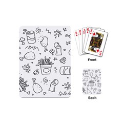 Set Chalk Out Scribble Collection Playing Cards (mini)  by Celenk