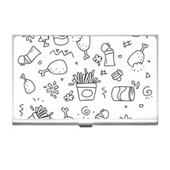 Set Chalk Out Scribble Collection Business Card Holders by Celenk