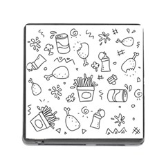 Set Chalk Out Scribble Collection Memory Card Reader (square) by Celenk