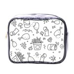 Set Chalk Out Scribble Collection Mini Toiletries Bags Front